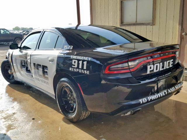 2C3CDXAT8GH134218 - 2016 DODGE CHARGER PO TWO TONE photo 3