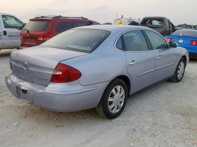 2G4WC532351214676 - 2005 BUICK LACROSSE C BLUE photo 4