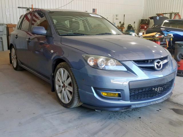 JM1BK34M681804388 - 2008 MAZDA SPEED 3 BLUE photo 1