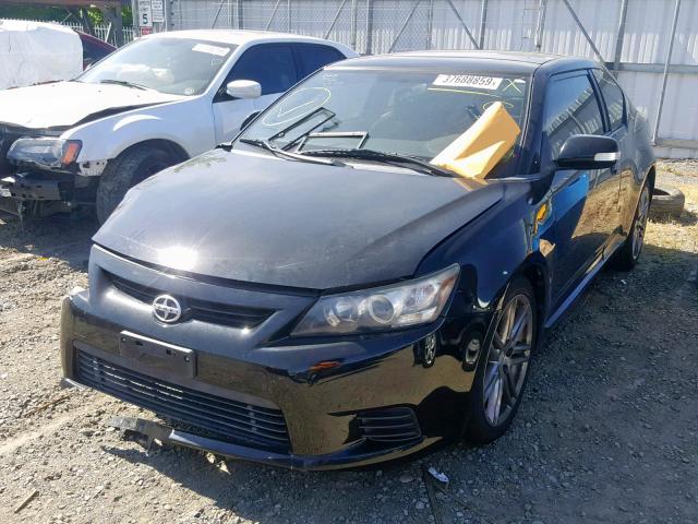 JTKJF5C71D3051464 - 2013 TOYOTA SCION TC BLACK photo 2
