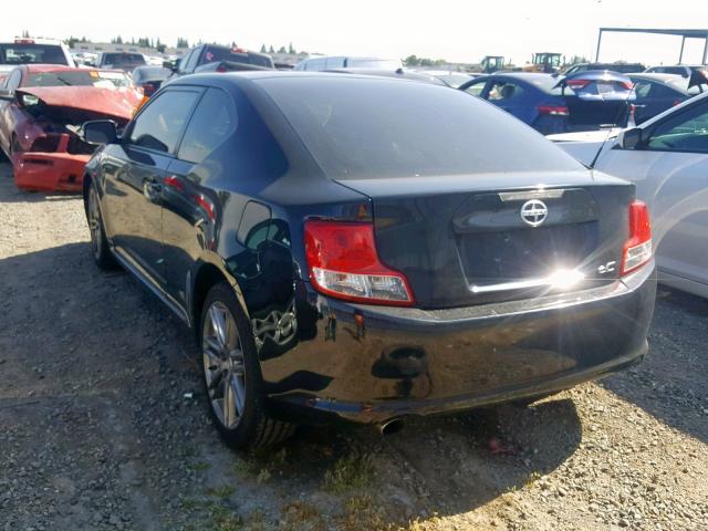 JTKJF5C71D3051464 - 2013 TOYOTA SCION TC BLACK photo 3