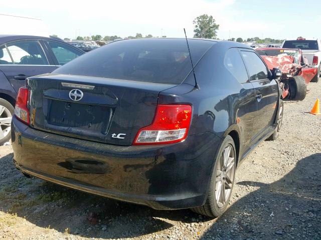 JTKJF5C71D3051464 - 2013 TOYOTA SCION TC BLACK photo 4