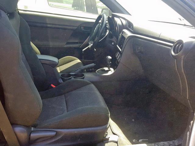 JTKJF5C71D3051464 - 2013 TOYOTA SCION TC BLACK photo 5