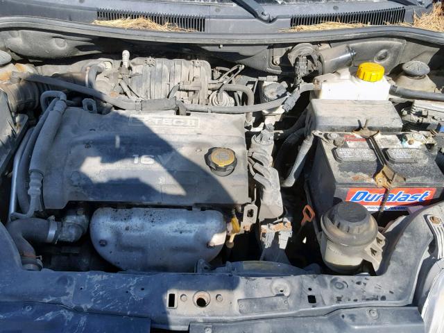 KL1TD66608B151573 - 2008 CHEVROLET AVEO BASE Қара фото 7