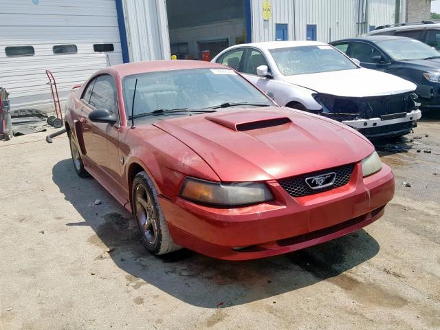 1FAFP42X94F108780 - 2004 FORD MUSTANG GT BURGUNDY photo 1