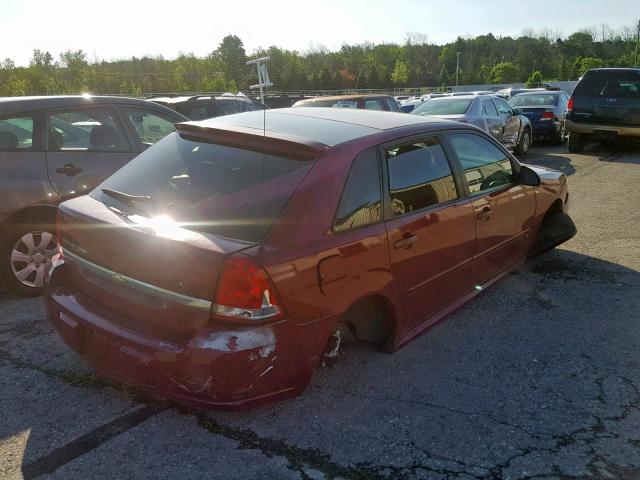 1G1ZT61826F102453 - 2006 CHEVROLET MALIBU MAX RED photo 4