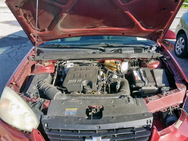 1G1ZT61826F102453 - 2006 CHEVROLET MALIBU MAX RED photo 7