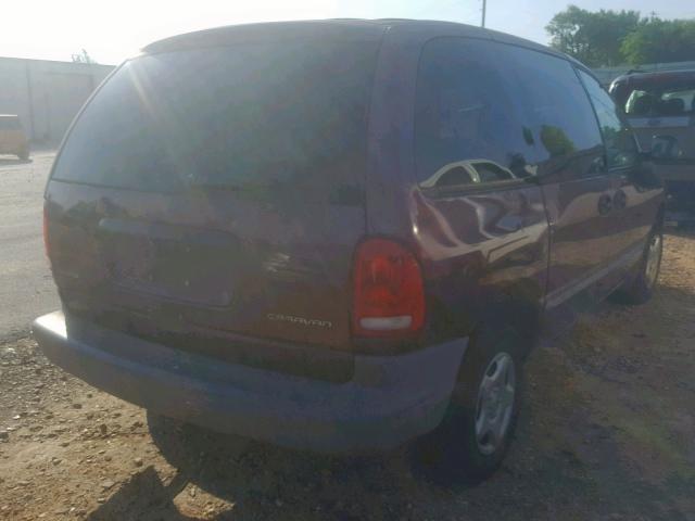 2B4FP2534XR364004 - 1999 DODGE CARAVAN PURPLE photo 4