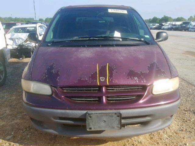 2B4FP2534XR364004 - 1999 DODGE CARAVAN PURPLE photo 7