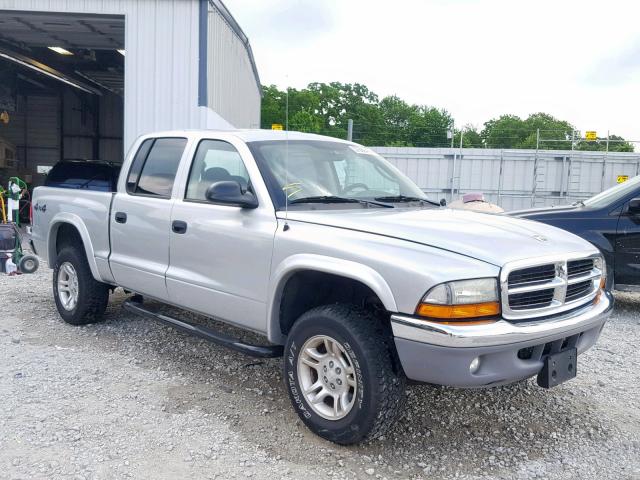 1D7HG48N93S152279 - 2003 DODGE DAKOTA QUA GRAY photo 1