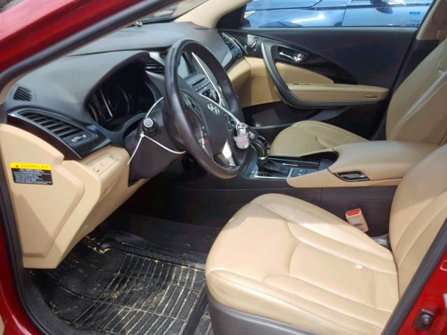 KMHFG4JG3DA314424 - 2013 HYUNDAI AZERA RED photo 5