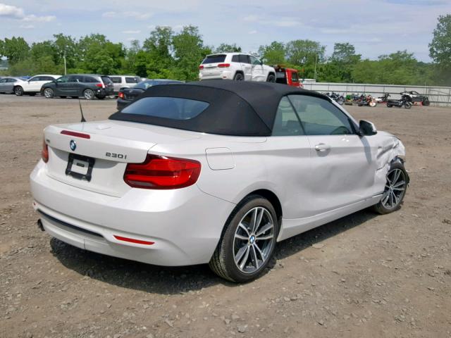 WBA2K1C59JVD40896 - 2018 BMW 230XI WHITE photo 4