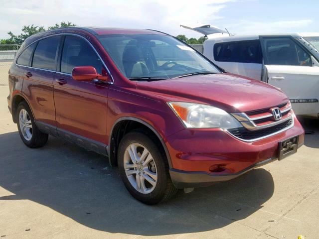 5J6RE3H78BL001128 - 2011 HONDA CR-V EXL BURGUNDY photo 1