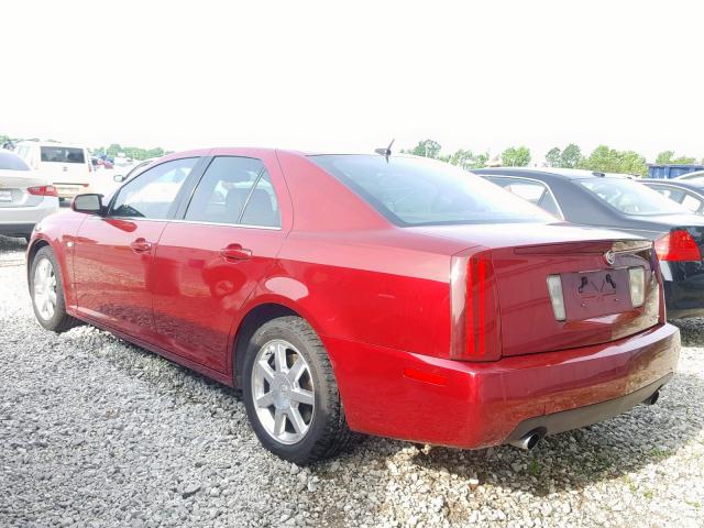 1G6DW677670120274 - 2007 CADILLAC STS MAROON photo 3