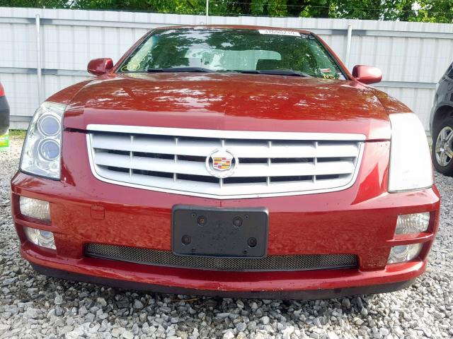 1G6DW677670120274 - 2007 CADILLAC STS MAROON photo 9