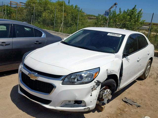 1G11C5SA4GF136582 - 2016 CHEVROLET MALIBU LIM WHITE photo 2