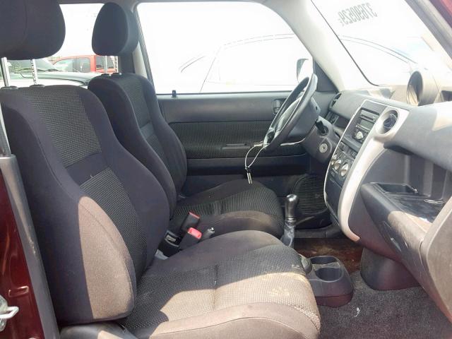 JTLKT334750178631 - 2005 TOYOTA SCION XB 栗色 照片 5