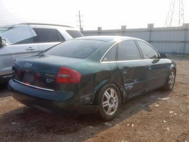 WAUED64B21N053468 - 2001 AUDI A6 2.7T QU GREEN photo 4