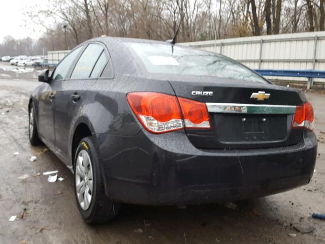 1G1PA5SG6E7320336 - 2014 CHEVROLET CRUZE LS BLACK photo 3