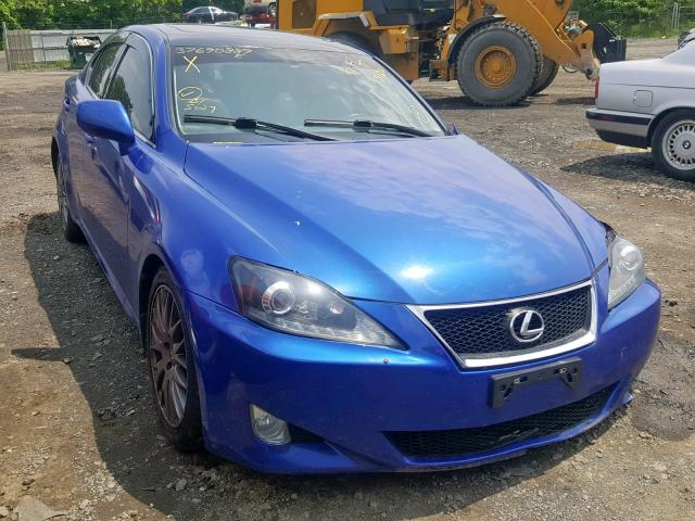 JTHCK262372010689 - 2007 LEXUS IS 250 BLUE photo 1