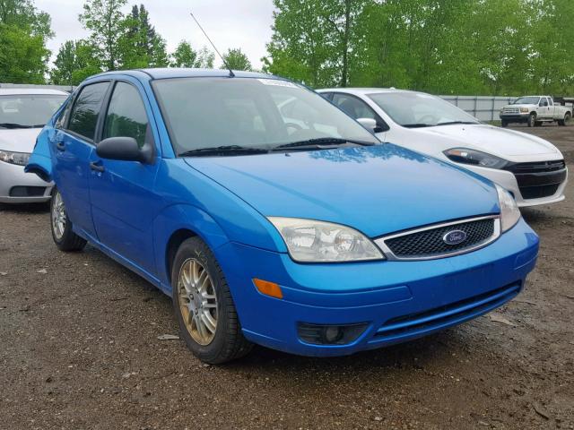 1FAFP34N87W348588 - 2007 FORD FOCUS ZX4 BLUE photo 1