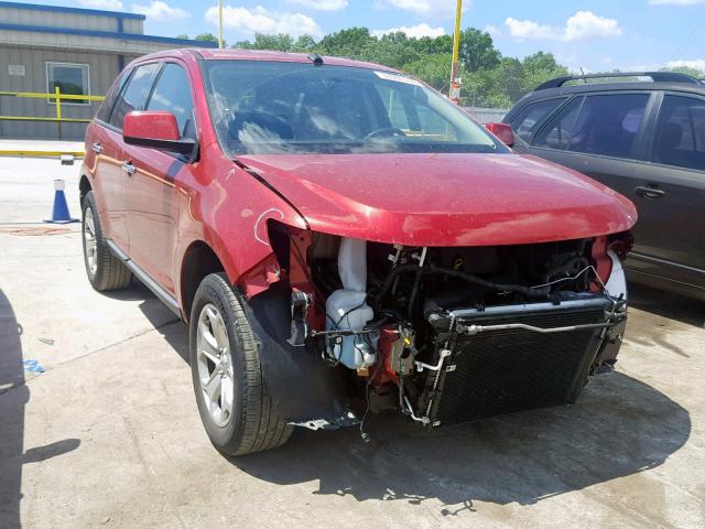 2FMDK3JC4BBA74850 - 2011 FORD EDGE SEL MAROON photo 1