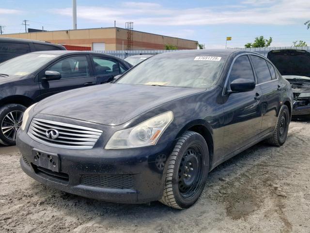 JNKCV61F09M362726 - 2009 INFINITI G37 BLACK photo 2