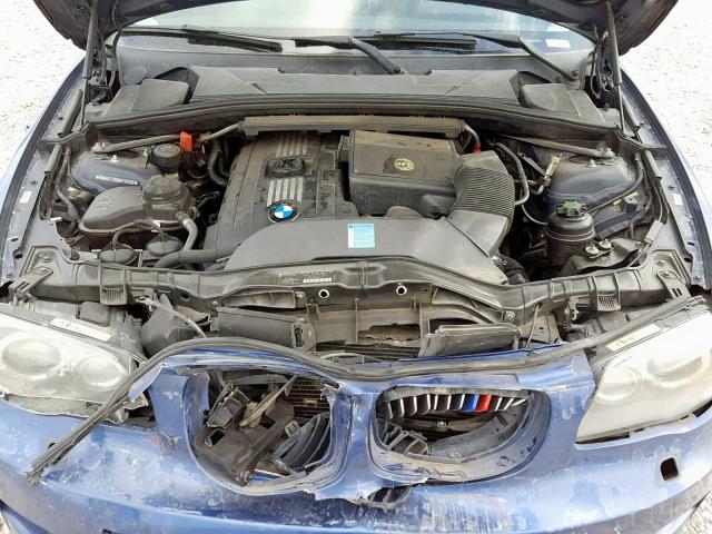 WBAUC73598VF22388 - 2008 BMW 135 I BLUE photo 7