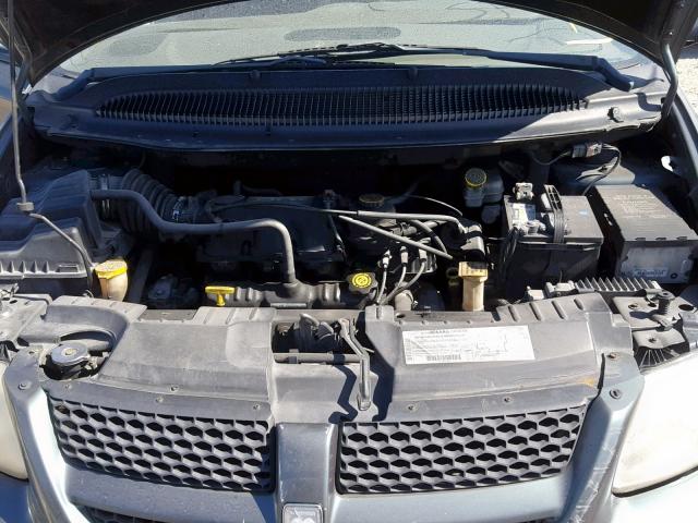 1B4GP253X2B643226 - 2002 DODGE CARAVAN SE GRAY photo 7