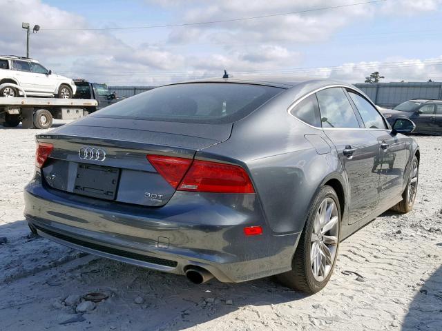 WAU2GAFC0CN128206 - 2012 AUDI A7 PRESTIG GRAY photo 4