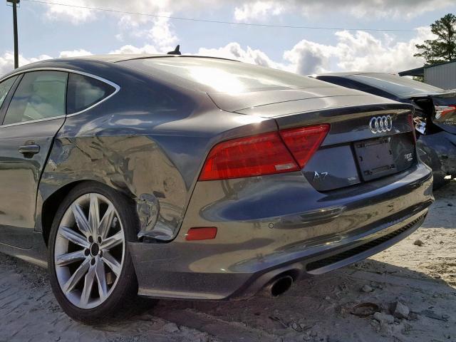 WAU2GAFC0CN128206 - 2012 AUDI A7 PRESTIG GRAY photo 9