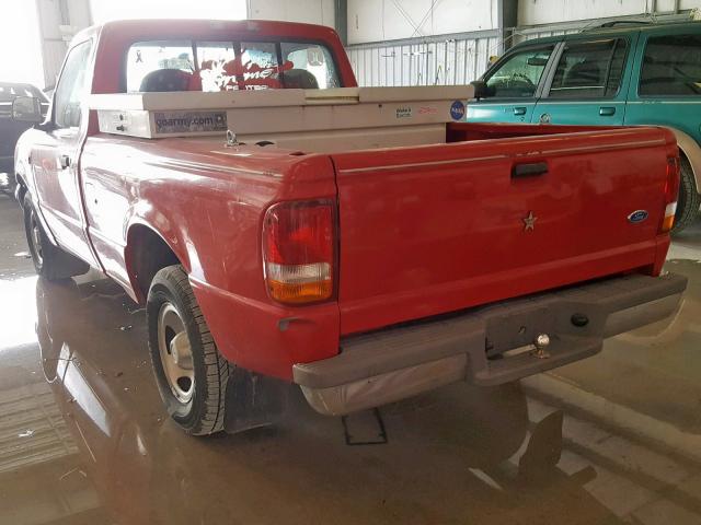 1FTCR10A8TPB35157 - 1996 FORD RANGER RED photo 3