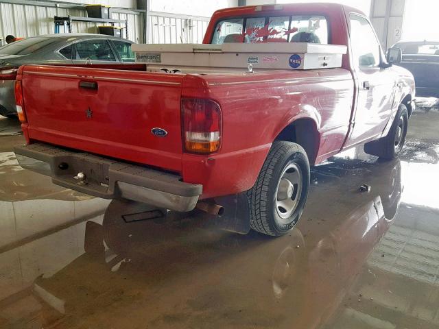 1FTCR10A8TPB35157 - 1996 FORD RANGER RED photo 4