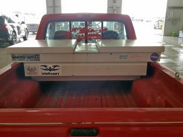 1FTCR10A8TPB35157 - 1996 FORD RANGER RED photo 6