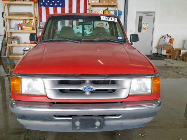 1FTCR10A8TPB35157 - 1996 FORD RANGER RED photo 9