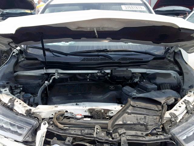 5FRYD4H89HB506950 - 2017 ACURA MDX ADVANC WHITE photo 7