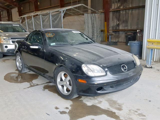 WDBKK65F11F215452 - 2001 MERCEDES-BENZ SLK 320 BLACK photo 1