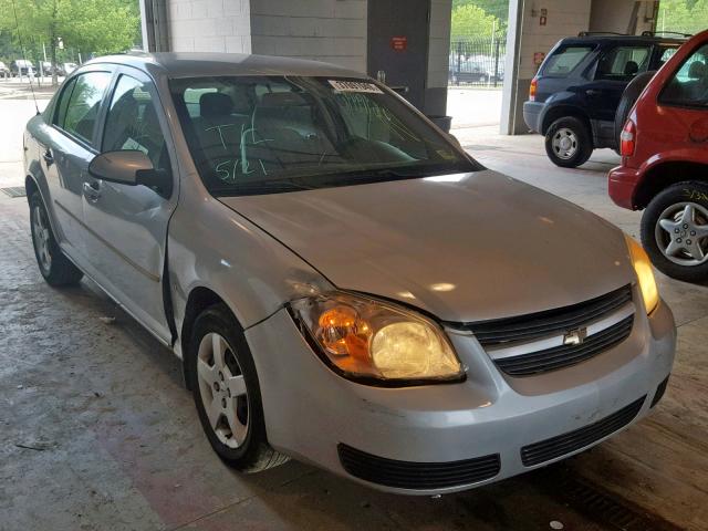 1G1AL55F877228120 - 2007 CHEVROLET COBALT LT SILVER photo 1