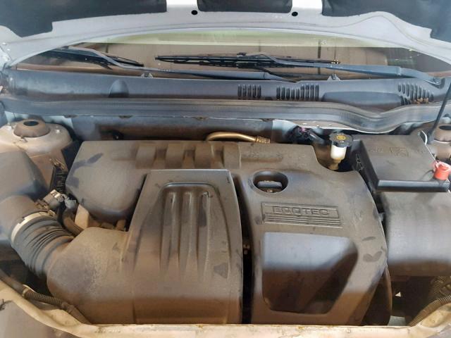 1G1AL55F877228120 - 2007 CHEVROLET COBALT LT SILVER photo 7