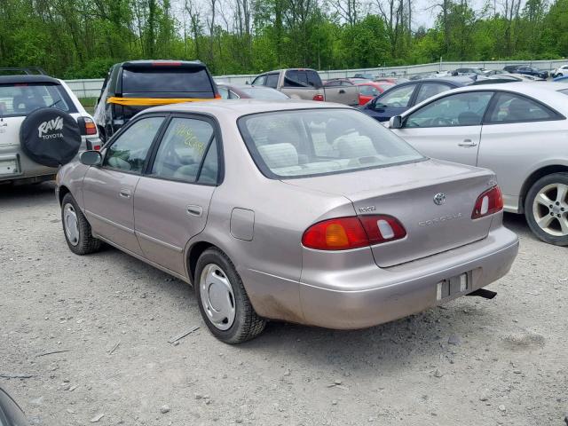 2T1BR18EXWC070592 - 1998 TOYOTA COROLLA VE TAN photo 3