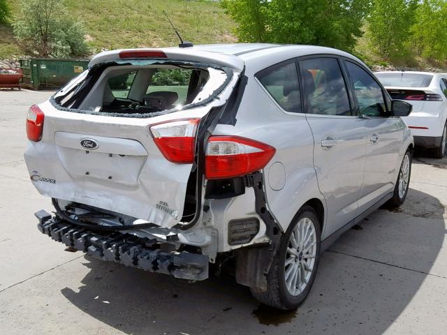 1FADP5BU9DL545683 - 2013 FORD C-MAX SEL SILVER photo 4