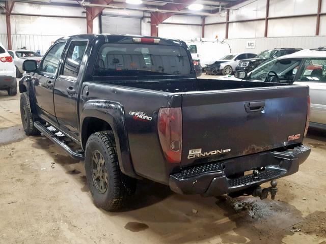 1GTDT136348174389 - 2004 GMC CANYON BLACK photo 3