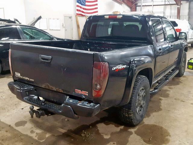 1GTDT136348174389 - 2004 GMC CANYON BLACK photo 4