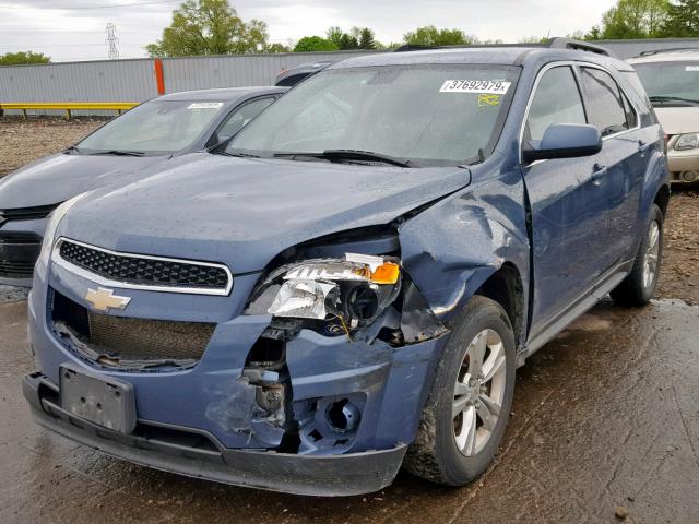 2CNALDEC7B6478427 - 2011 CHEVROLET EQUINOX LT BLUE photo 2