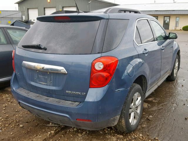 2CNALDEC7B6478427 - 2011 CHEVROLET EQUINOX LT BLUE photo 4