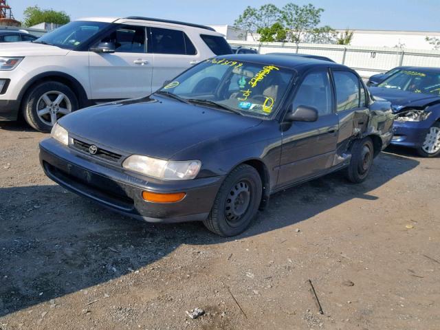 2T1BB02E0VC203057 - 1997 TOYOTA COROLLA DX BLACK photo 2