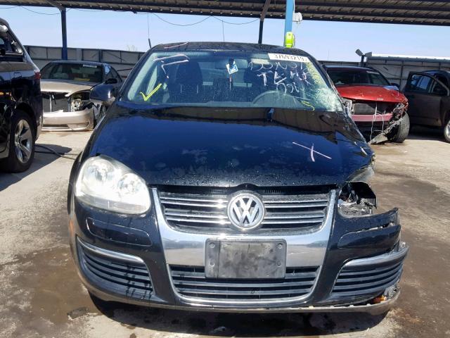 3VWJM71K79M133878 - 2009 VOLKSWAGEN JETTA S BLACK photo 10