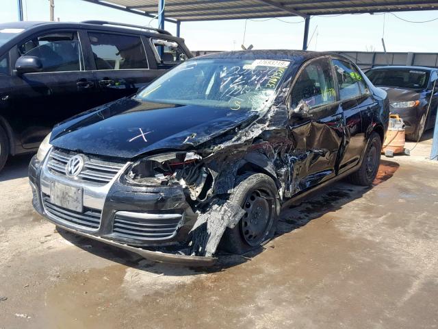 3VWJM71K79M133878 - 2009 VOLKSWAGEN JETTA S BLACK photo 2