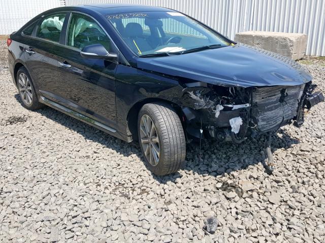 5NPE34AF7GH328763 - 2016 HYUNDAI SONATA SPO BLACK photo 1