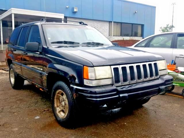 1J4GZ48S6WC167983 - 1998 JEEP GRAND CHER BLACK photo 1